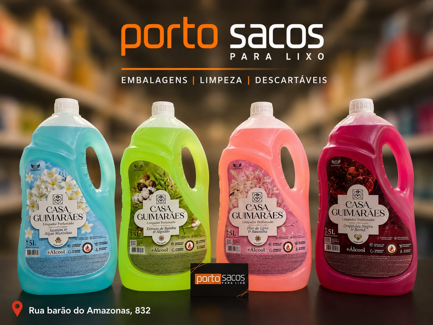 LIMPADORES PERFUMADOS GUIMARÃES 